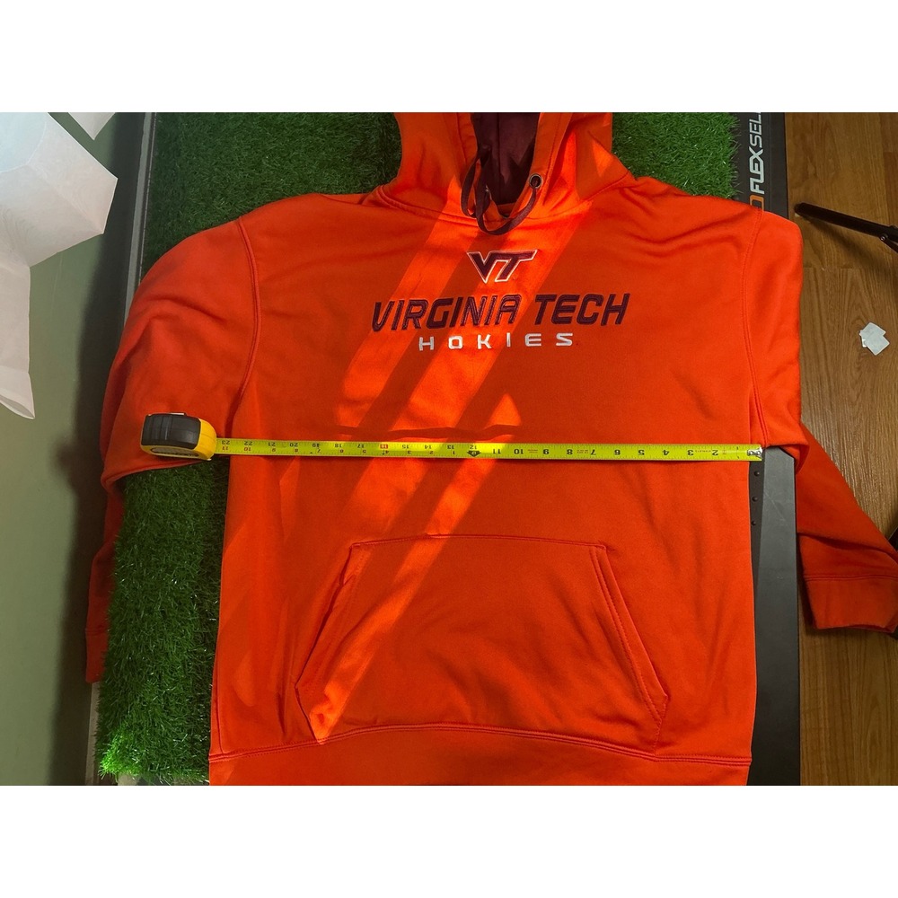 Stadium Athletics Virginia Tech Hokies Orange Hoodie Sweatshirt Mens XXL